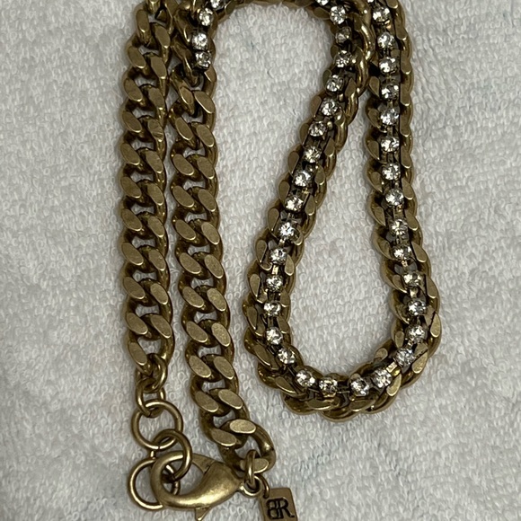 Goldish chunky necklace - Picture 3 of 5